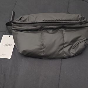 Calpak Jet Black Waist Bag